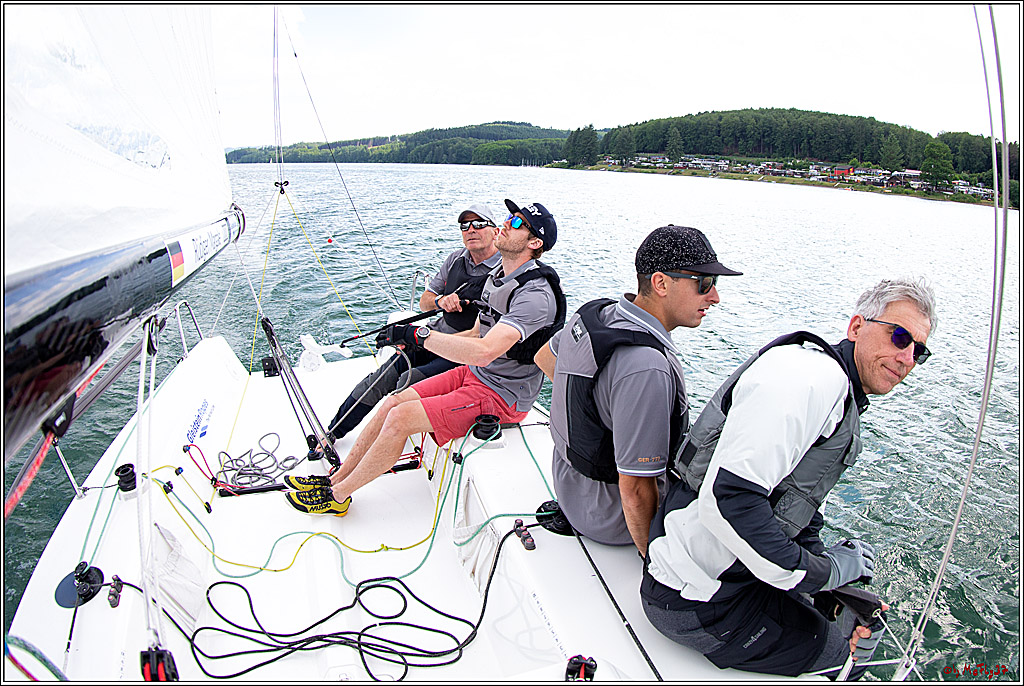 J70 - WOODLAND, 12.06.2021 Segelboot; Segeln; Woodland; Spinnaker; J70; Sorpesee; Sauerland